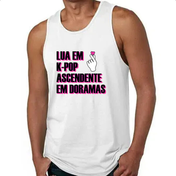 Camiseta Regata Lua K-Pop Ascendente Doramas - Imagem 4