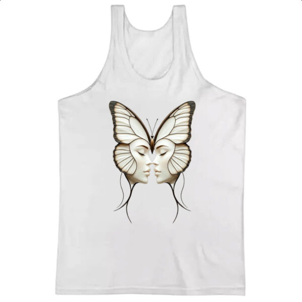 Camiseta Regata Borboleta Divas Face