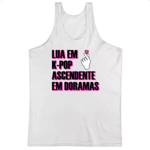 Camiseta Regata Lua K-Pop Ascendente Doramas