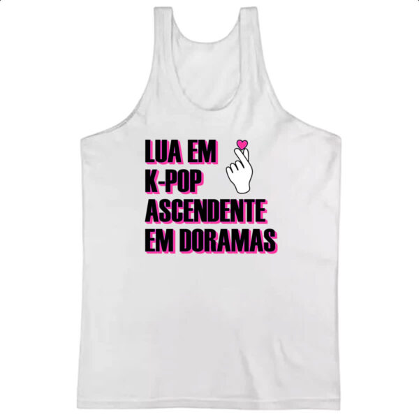 Camiseta Regata Lua K-Pop Ascendente Doramas