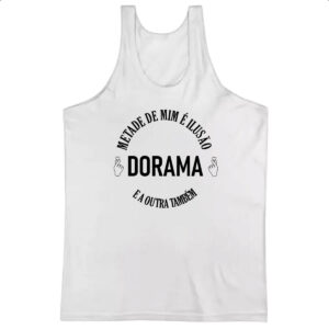 Camiseta Regata Metade Ilusao Dorama