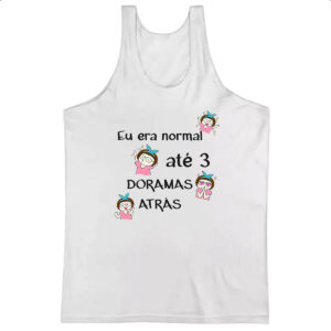 Camiseta Regata Normal a 3 Doramas atras