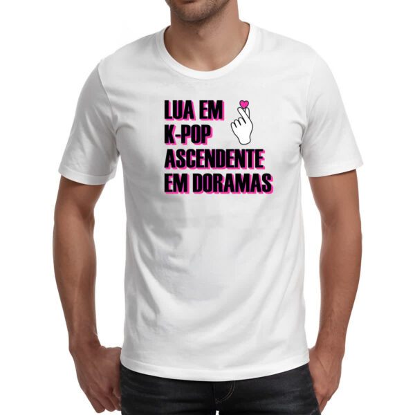 Camiseta Unissex Lua K-Pop Ascendente Doramas - Imagem 2