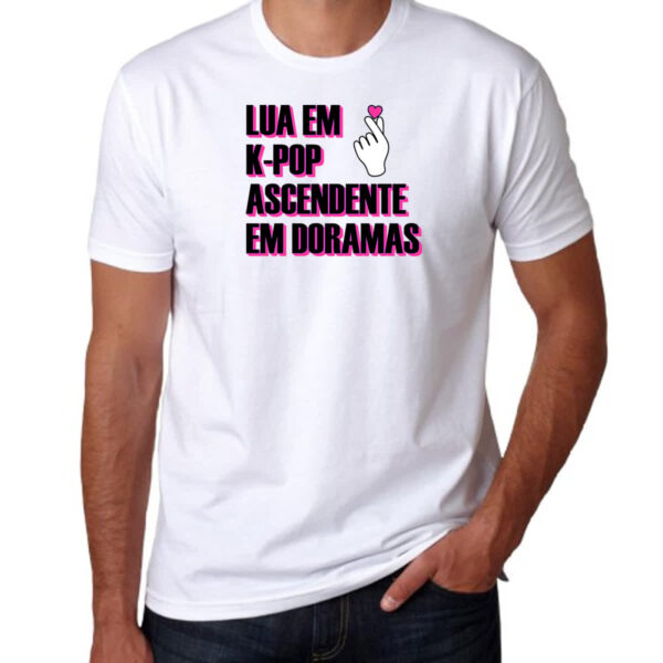 Camiseta Unissex Lua K-Pop Ascendente Doramas - Imagem 3