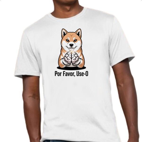 Camiseta Unissex Cachorro use o cerebro - Imagem 4