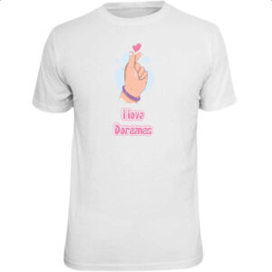 Camiseta Unissex I love Doramas