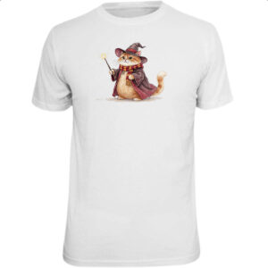 Camiseta Unissex Gato Gordo Mago