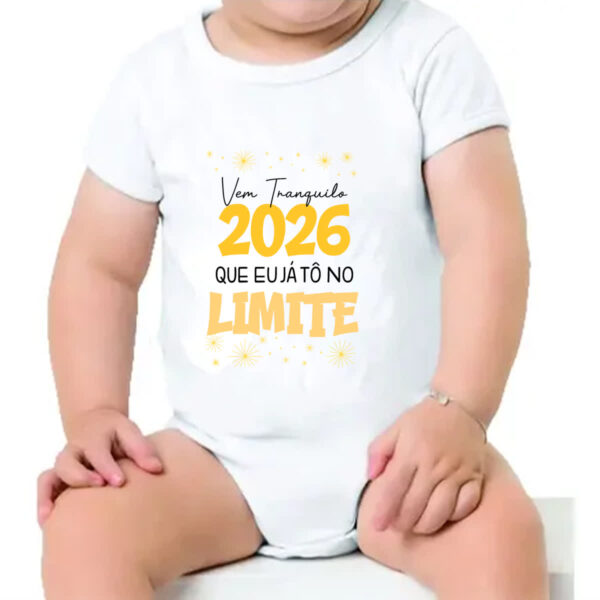 Body infantil Ano Novo 2026 no Limite - Imagem 4