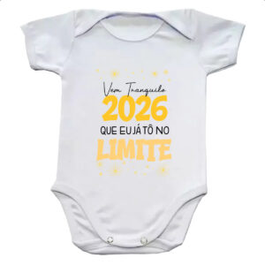 Body infantil Ano Novo 2026 no Limite