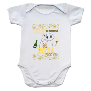 Body infantil Ano novo sobrevivi