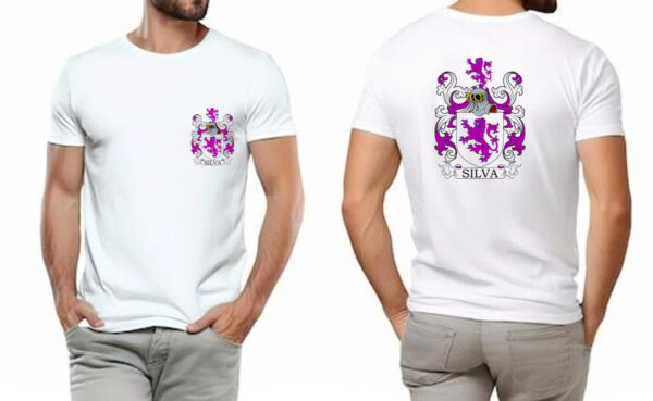 Camiseta Unissex Brasao Familia Silva FC - Imagem 4