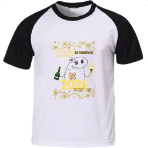 Camiseta Raglan Ano novo sobrevivi