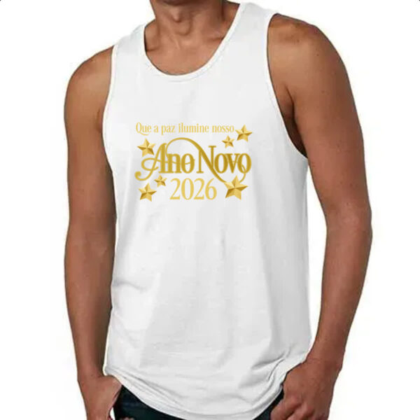 Camiseta Regata Ano Novo ilumine 2026 - Imagem 4