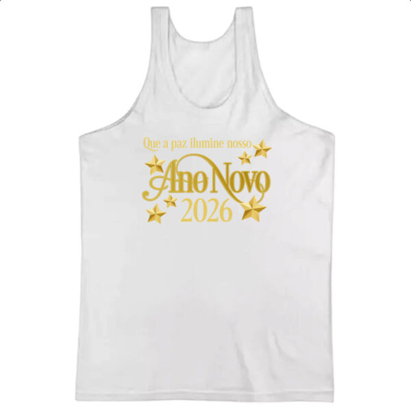Camiseta Regata Ano Novo ilumine 2026