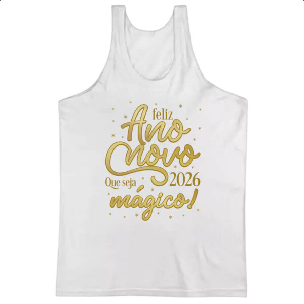 Camiseta Regata Ano Novo 2026 Magico