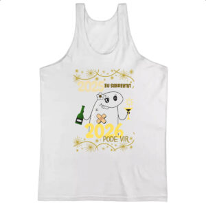 Camiseta Regata Ano novo sobrevivi
