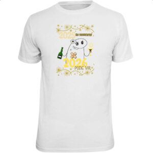Camiseta Unissex Ano novo sobrevivi