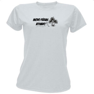 Camiseta Baby Look Modo Ferias Ativado Coqueiro