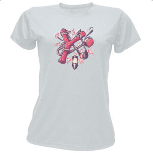 Camiseta Baby Look Criancas raizes equipamentos