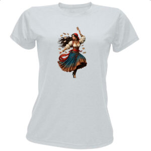 Camiseta Baby Look Danca Cigana