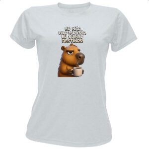 Camiseta Baby Look Capivara nao falo palavrao