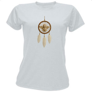 Camiseta Baby Look Apanhador de sonhos anjo