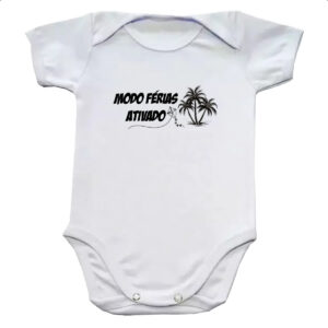Body infantil Modo Ferias Ativado Coqueiro