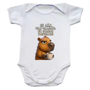 Body infantil Capivara nao falo palavrao