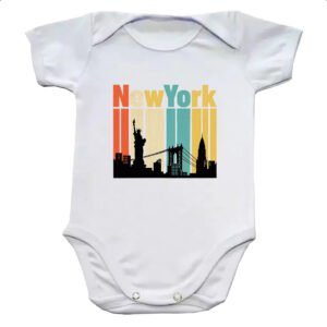 Body infantil New York Turisto Retro Style