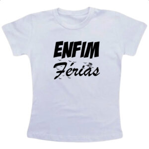 Camiseta Infanto Juvenil Enfim Ferias