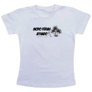 Camiseta Infanto Juvenil Modo Ferias Ativado Coqueiro