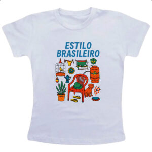 Camiseta Infanto Juvenil Estilo brasileiro