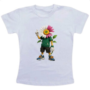 Camiseta Infanto Juvenil Margarida antropomorfico