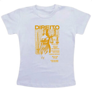 Camiseta Infanto Juvenil Curso de Direito Frases Latim