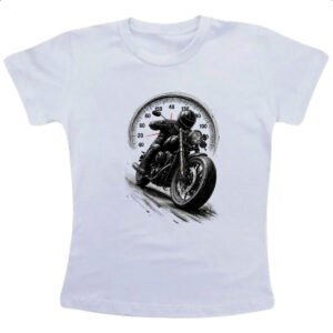 Camiseta Infanto Juvenil Moto Custom Velocimetro