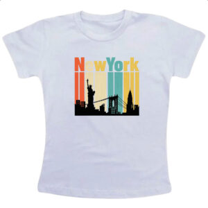 Camiseta Infanto Juvenil New York Turisto Retro Style