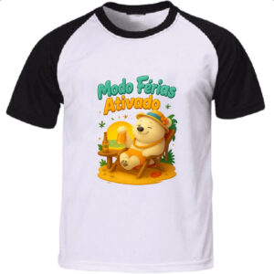 Camiseta Raglan Urso Polar modo ferias ativado