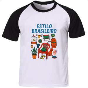 Camiseta Raglan Estilo brasileiro