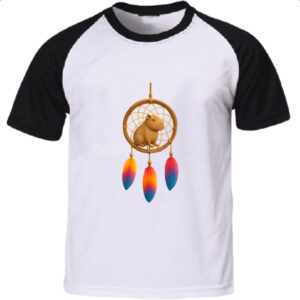 Camiseta Raglan Apanhador de sonhos Capivara