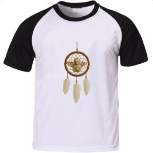 Camiseta Raglan Apanhador de sonhos anjo