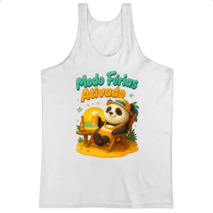 Camiseta Regata Panda modo ferias ativado