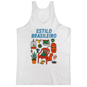 Camiseta Regata Estilo brasileiro