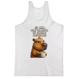 Camiseta Regata Capivara nao falo palavrao