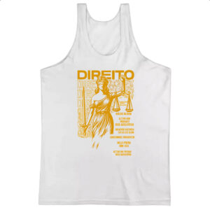 Camiseta Regata Curso de Direito Frases Latim