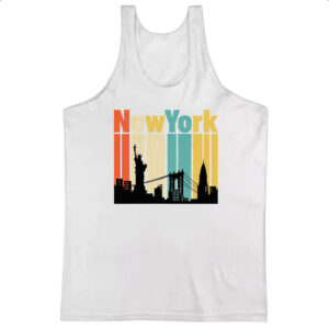 Camiseta Regata New York Turisto Retro Style