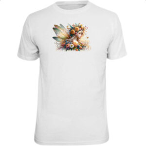 Camiseta Unissex Fada das flores