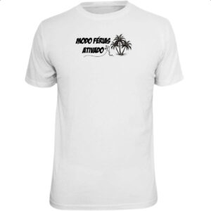 Camiseta Unissex Modo Ferias Ativado Coqueiro