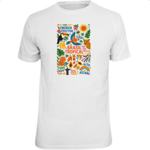 Camiseta Unissex Brasil Tropical Chuchu Beleza