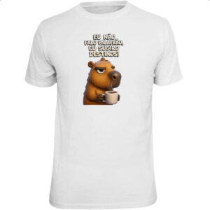 Camiseta Unissex Capivara nao falo palavrao