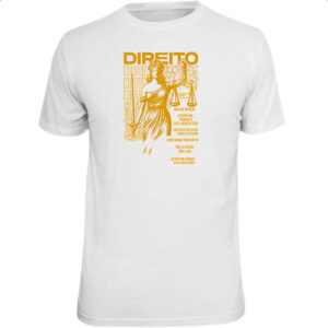 Camiseta Unissex Curso de Direito Frases Latim
